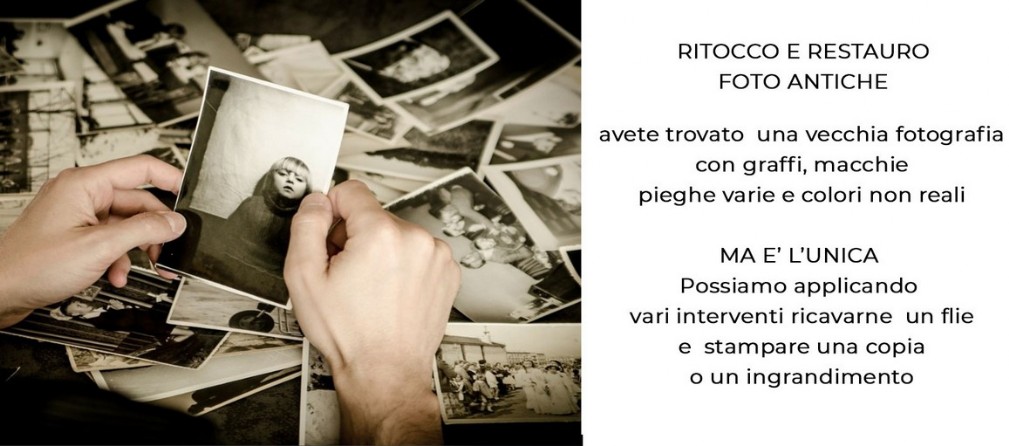 ritocco fotografico eseguiamo ritocco su foto vecchie