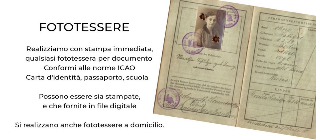 fototessere sesguiamo foto per documento a norme Cao