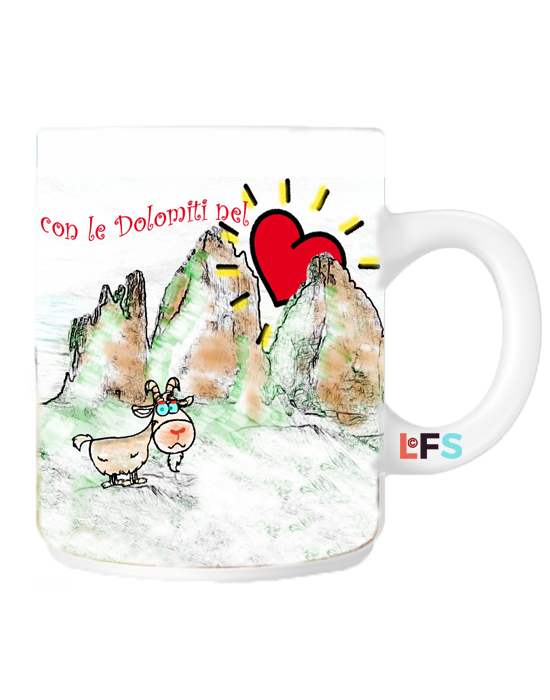 tazza DOLOMITI NEL CUORE